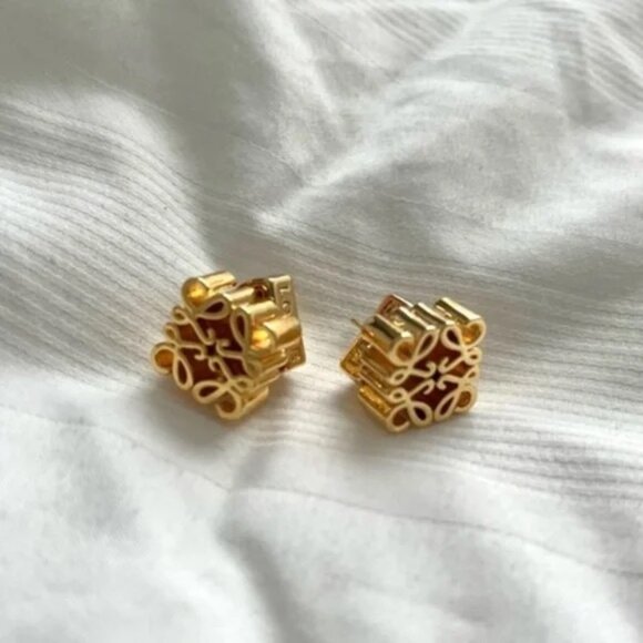 Loewe Anagram Earrings - Picture 2 of 5